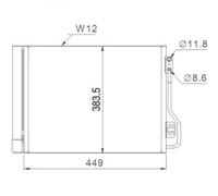 CONDENSATORI COMPATIBILE CON SMART ForTwo/Cabrio 07-14