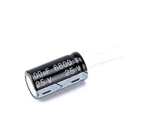 Condensatori elettrolitici da 10 pezzi 25v 6800uf 18X30MM Condensatore elettrolitico in alluminio Componente