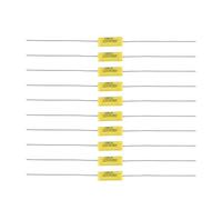 Condensatori elettrolitici da 20 pezzi Condensatori elettrici industriali Kit condensatori assiali a film in poliestere con conduttori lunghi 0,022uF 630V per amplificatore radio