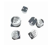 Condensatori elettrolitici in alluminio a 10 chip 6.3V 10V 16V 25V 35V 50V 1UF 2.2UF 4.7UF 10UF 22UF 47UF 100UF 220UF 330UF 470UF 1000UF(10V150UF 6.3x5.4)