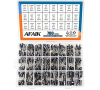 Condensatori Elettrolitici Kit 24 Valori 700pz Assortimento di Condensatore Elettrolitico Range da 0,1uF a 1000uF 10V 16V 25V 50V Capacitor Elettrico in Alluminio