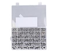 Condensatori Elettrolitici SMD 1520 Pezzi 36 Valori 1uF - 1000uF in Alluminio Nero - Alta Affidabilità, Stabilità Termica e Uso Professionale per Elettronica Automobilistica e