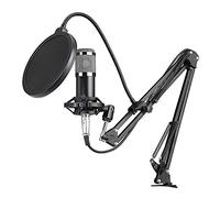 Condenser Microfono Set with Arm Stand,BM800 Podcast Live Broadcast Equipment for Studio Live Recording and Broadcasting Maiju