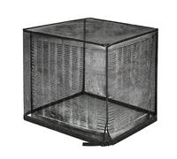 Condenser Shield - Perforated Weatherproof Barrier Designed Regarding Outside Climate Safety | Netting Material Delivering Storm Airflow Blocking Including Year Round Sizing Intended Across Cold Hot C