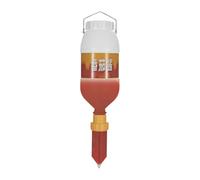 Condiment Dispenser, Large 2,5 l Coffee Syrup Dispenser, PVC Hangable Seasoning Container for Ketchup, Maionese, Red Sauce, Jam, and Other Sauces - Perfect for Home, Ristoranti, and Events