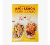 Condimento all'aglio e limone per carne e pesce in forno e microonde con busta, 30 g. Confezione da 6