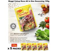 Condimento alle erbe tutto in uno MAGGI Cukup Rasa RICETTA CUCINA 100g x 5 CO...
