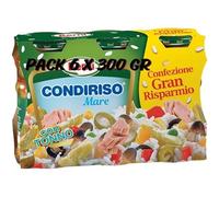 Condimento CondiRiso Mare, Con Tonno, Pack 6 Barattoli Vetro da 300 Gr