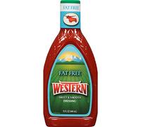 Condimento per insalata francese senza grassi occidentale, dolce e liscio, 15 fl oz