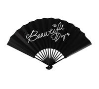 Condividiamo in seta pieghevole - Ventilatore pieghevole in seta con mano | Danza elegante frequente per apparizioni sul palco, accessorio creativo per eventi, feste, artigianato e decorazioni