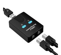 Condivisione USB Sharing Box, Condivisore USB a 2 porte, Hub di condivisione USB, KVM per stampante, Apparecchiatura di condivisione USB, Condivisione stampante USB, Condivisione di dispositivi USB,