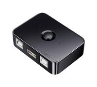 Condivisore della stampante USB2.0 Selettore USB di alimentazione USB Con Selettore di condivisione Hub USB Adattatore di condivisione Computer