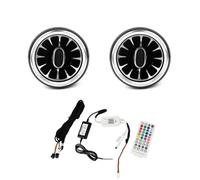 Condizionamento della Griglia di Uscita 2PCS LED Front Dashboard AC Air Condition Vent Outlet Turbo Interior Trim/Fit For Chevrolet Cruze 2009-2015