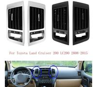 Condizionamento della Griglia di Uscita Griglia di uscita dell'aria for condizionatore d'aria for auto / Adatta for Toyota Land Cruiser 200 LC200 2008 2009 2010-2015 Accessori for auto(Left Right-blac