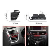 Condizionamento della Griglia di Uscita Griglia di ventilazione dell'aria condizionata for console centrale anteriore sinistra, telaio di uscita dell'aria / adatto for Audi Q5 2009-2018 8R1820951(Left