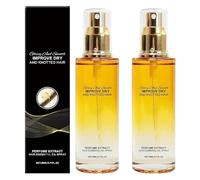 Condizionamento di spruzzo olio cuoio capelluto e rafforzamento dei capelli Leave-ln Condizionatore di levigatura naturale idratante, profumo di olio per capelli profumati Spray (2pcs)