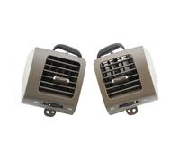 Condizionata/Adatto for TOYOTA PRADO J120 CRUSCOTTO LATERALE 2002-2009 Griglia di ventilazione A/C Cornice decorativa in argento(Brown)