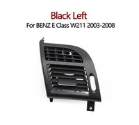 Condizionata Cruscotto anteriore auto, griglia di ventilazione aria condizionata sinistra destra, pannello di copertura/adatto for BENZ Classe E W211 2003-2008(Black Left)