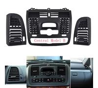 Condizionata Cruscotto anteriore sinistro destro bocchetta aria condizionata copertura griglia presa d'aria AC pannello/adatto for Benz Vito Viano W636 W639(Model B 3PCS Set)
