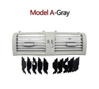 Condizionata Griglia di ventilazione del condizionatore d'aria centrale anteriore dell'auto, pannello di uscita/adatto for Benz W251 Classe R R300 R320 R350 R400 R500(Model A Gray)