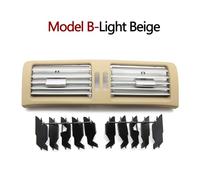Condizionata Griglia di ventilazione del condizionatore d'aria centrale anteriore dell'auto, pannello di uscita/adatto for Benz W251 Classe R R300 R320 R350 R400 R500(Model B Light Beige)