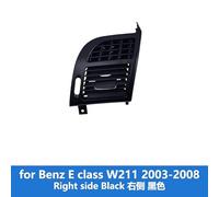 Condizionata LHD RHD/Adatto for Benz Classe E W211 2003-2008 Pannello di copertura della bocchetta di ventilazione dell'aria condizionata centralizzata. Griglia di ventilazione.(Black RH)