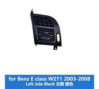 Condizionata LHD RHD/Adatto for Benz Classe E W211 2003-2008 Pannello di copertura della bocchetta di ventilazione dell'aria condizionata centralizzata. Griglia di ventilazione.(Black LH)