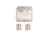 Condizionata Pannello di copertura della griglia di ventilazione dell'aria condizionata posteriore LHD RHD/Adatto for Benz W218 Classe CLS CLS220 260 300 320 350 400 550(Model B Light Beige)