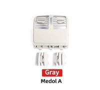 Condizionata Pannello di copertura della griglia di ventilazione dell'aria condizionata posteriore LHD RHD/Adatto for Benz W218 Classe CLS CLS220 260 300 320 350 400 550(Model A Light Gray)