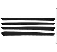 Condizionata Presa d'Aria Cornice Decorativa Per Benz Per Classe E Per W212 2010-2015 Strisce Decorative Pannelli Porta Auto Motivo Carbonio Adesivi Interni Acciaio Inossidabile(Carbon Fiber Black)