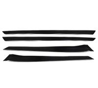 Condizionata Presa d'Aria Cornice Decorativa Per Benz Per Classe E Per W212 2010-2015 Strisce Decorative Pannelli Porta Auto Motivo Carbonio Adesivi Interni Acciaio Inossidabile(Black)