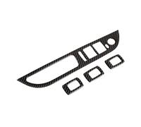 Condizionata Presa d'Aria Cornice Decorativa Per BMW Per Serie 5 Per E60 Per E61 2004-2010 Pannello Controllo Pulsante Dell'interruttore Sollevamento Finestrino Interno Dell'auto Copertura(A)
