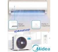 Condizionatore climatizzatore 12000 BTU R32 pompa di calore First MIDEA [EEK: Raffr. Risc.