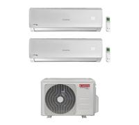 Condizionatore Climatizzatore Ariston Alys Dual Split Inverter R-32 9000+12000 BTU Con DUALC50 XD0-O Wi-Fi Optional