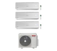 Condizionatore Climatizzatore Ariston Alys Trial Split Inverter R-32 9000+9000+9000 BTU Con TRIALC80 XD0C-O Wi-Fi Optional