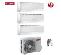 Condizionatore Climatizzatore Ariston Trial Split Inverter Alys R-32 9000+12000+12000 BTU con TRIALC80 XD0C-O Wi-Fi Optional