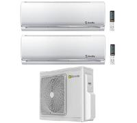 Condizionatore Climatizzatore Beretta Dual Split Inverter R-32 Modello Breva 9000+12000 BTU Con Esterna 5.0 Kw