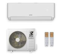 Condizionatore climatizzatore da parete 24000 BTU con Wi-Fi doppio telecomando e assistente vocale ZTQ Zephir