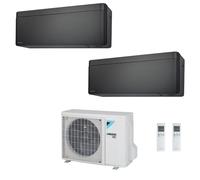 Condizionatore Climatizzatore Daikin Bluevolution Dual Split Stylish New Total Black R32 Wi-Fi 9000+12000 BTU Con 2MXM50N9/A(9)