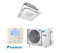 Condizionatore Climatizzatore Daikin Bluevolution R-32 a Cassetta Round Flow Mini Sky FCAG60B 21000 BTU Wi-Fi Optional - Con Comando a Filo e Griglia