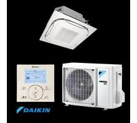 Condizionatore Climatizzatore Daikin Bluevolution R-32 a Cassetta Round Flow Mini Sky FCAG60B 21000 BTU Wi-Fi Optional - Con Comando a Filo e Griglia