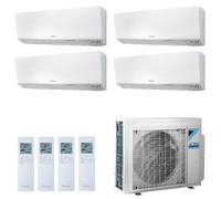 Condizionatore Climatizzatore Daikin Quadri Split Inverter FTXM/R Perfera R-32 Bluevolution 9+9+9+12 Con 4MXM68M WiFi Incluso