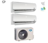 Condizionatore Climatizzatore Diloc Dual Split Inverter Frozen R-32 12000+12000 Btu Con FROZEN240 Wi-Fi Optional