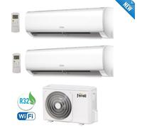 Condizionatore Climatizzatore Ferroli Dual Split Inverter Diamant M R32 Wi-Fi 7000+12000 Con 2CO9AA0F 18-2