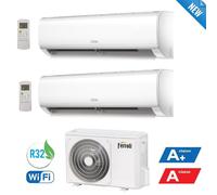 Condizionatore Climatizzatore Ferroli Dual Split Inverter Diamant M R32 Wi-Fi 7000+7000 Con 2CO9AA3F 14-2