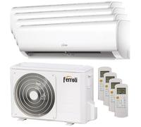 Condizionatore Climatizzatore Ferroli Quadri Split Inverter Diamant M R32 Wi-Fi 7000+7000+9000+9000 Con 2CO9AA2F 28-4