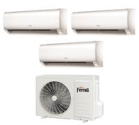 Condizionatore Climatizzatore Ferroli Trial Split Inverter Diamant M R32 Wi-Fi 9000+12000+12000 Con 2CO9AA1F 27-3