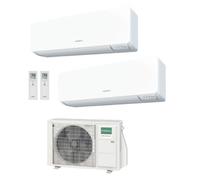 Condizionatore Climatizzatore General Fujitsu Dual Split Serie KMTB R-32 12000+12000 Con AOHG18KBTA2