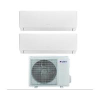 Condizionatore Climatizzatore Gree Dual Split Inverter R-32 Modello Pular 9000+12000 BTU Wi-Fi Integrato Con GWHD(18)NK6OO