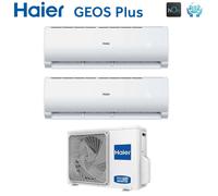 Condizionatore Climatizzatore Haier Dual Split Inverter Geos Plus R-32 9000+9000 BTU Con 2U40FEFFRA